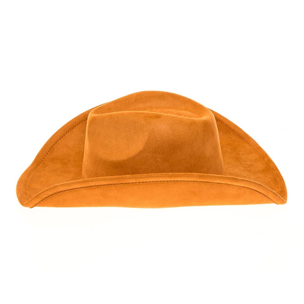 Vegan Suede Classic Cowboy Hat - Adjustable & Durable: Olive
