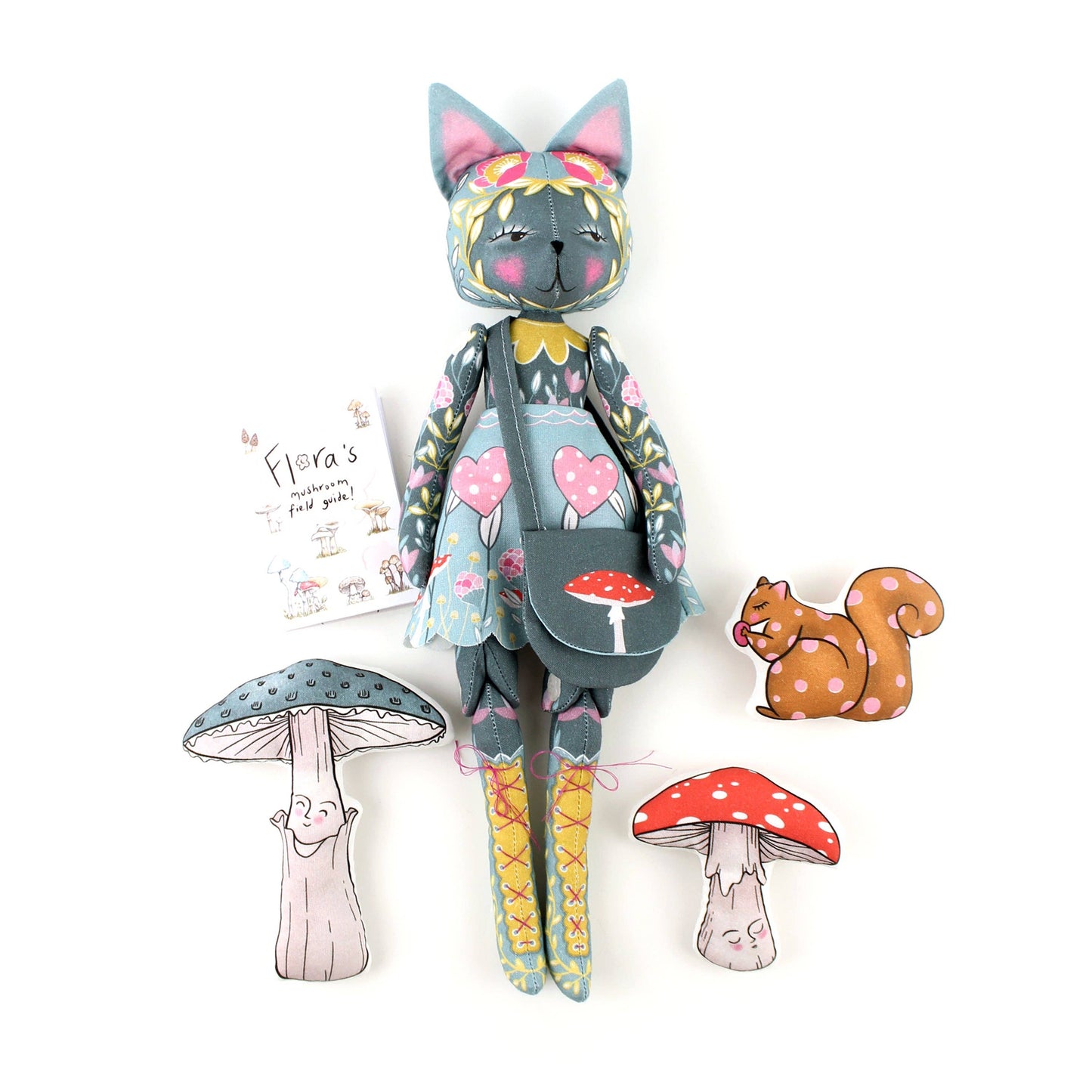 DIY Dolly Kit - Flora the Forager and Mushroom Book