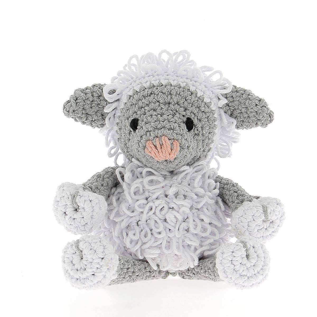 DIY Crochet Kit Lamb Lewy Eco Barbante