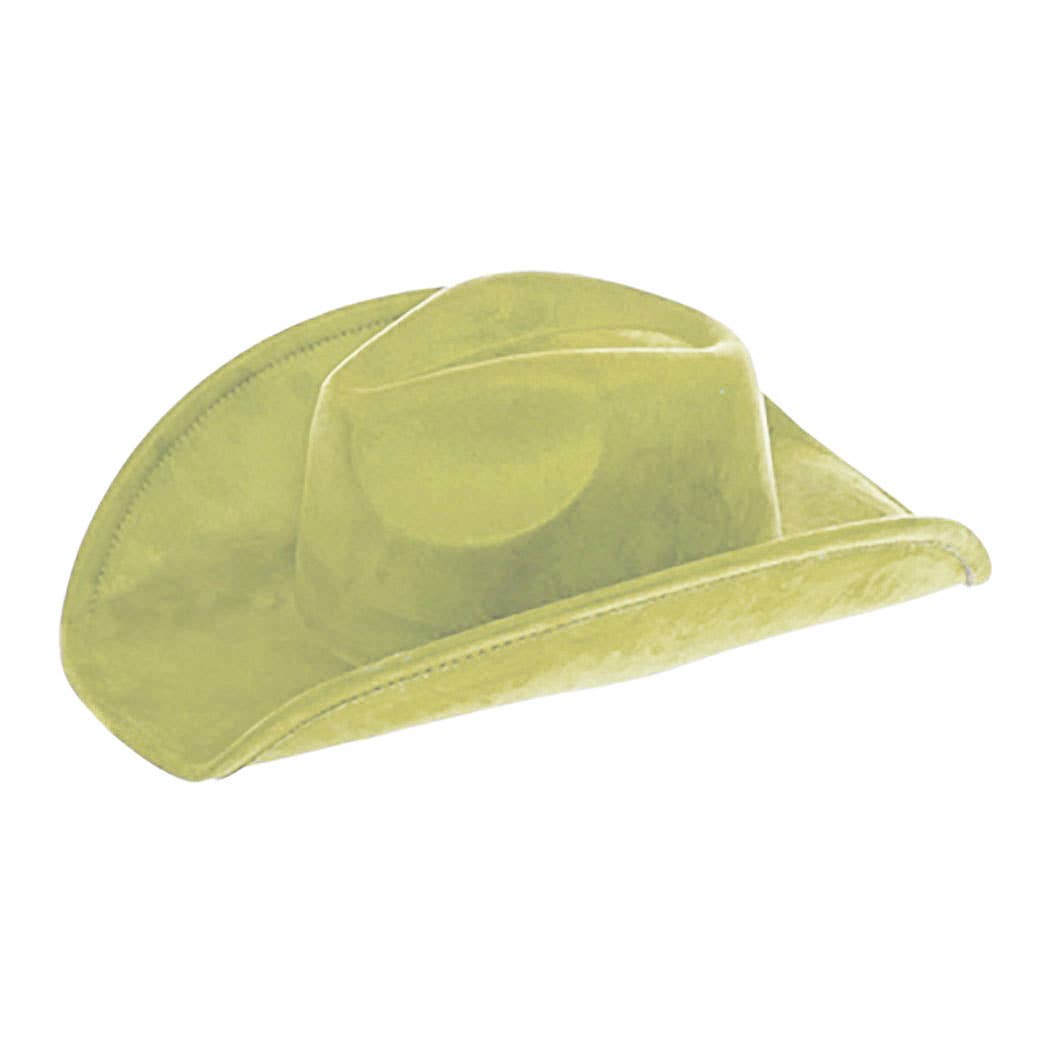 Vegan Suede Classic Cowboy Hat - Adjustable & Durable: Olive