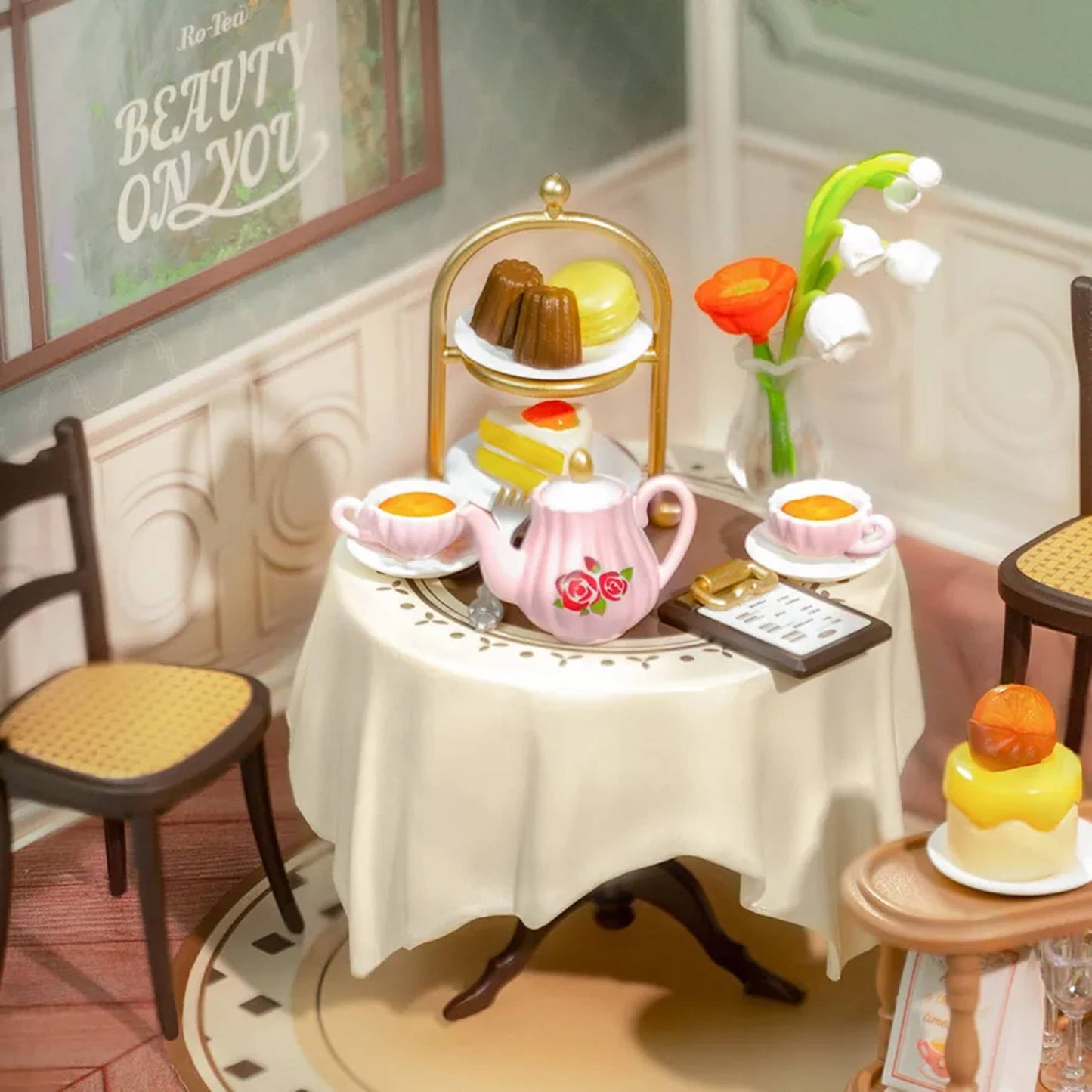 DIY Miniature House Kit: Sweet Sips Tea