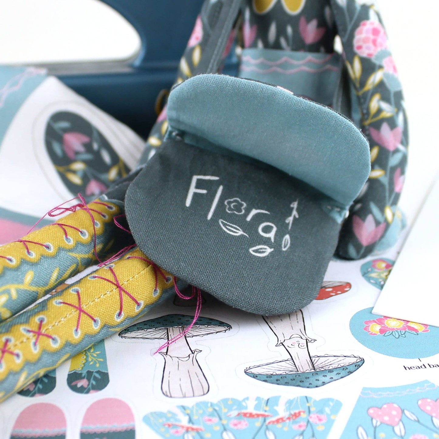 DIY Dolly Kit - Flora the Forager and Mushroom Book
