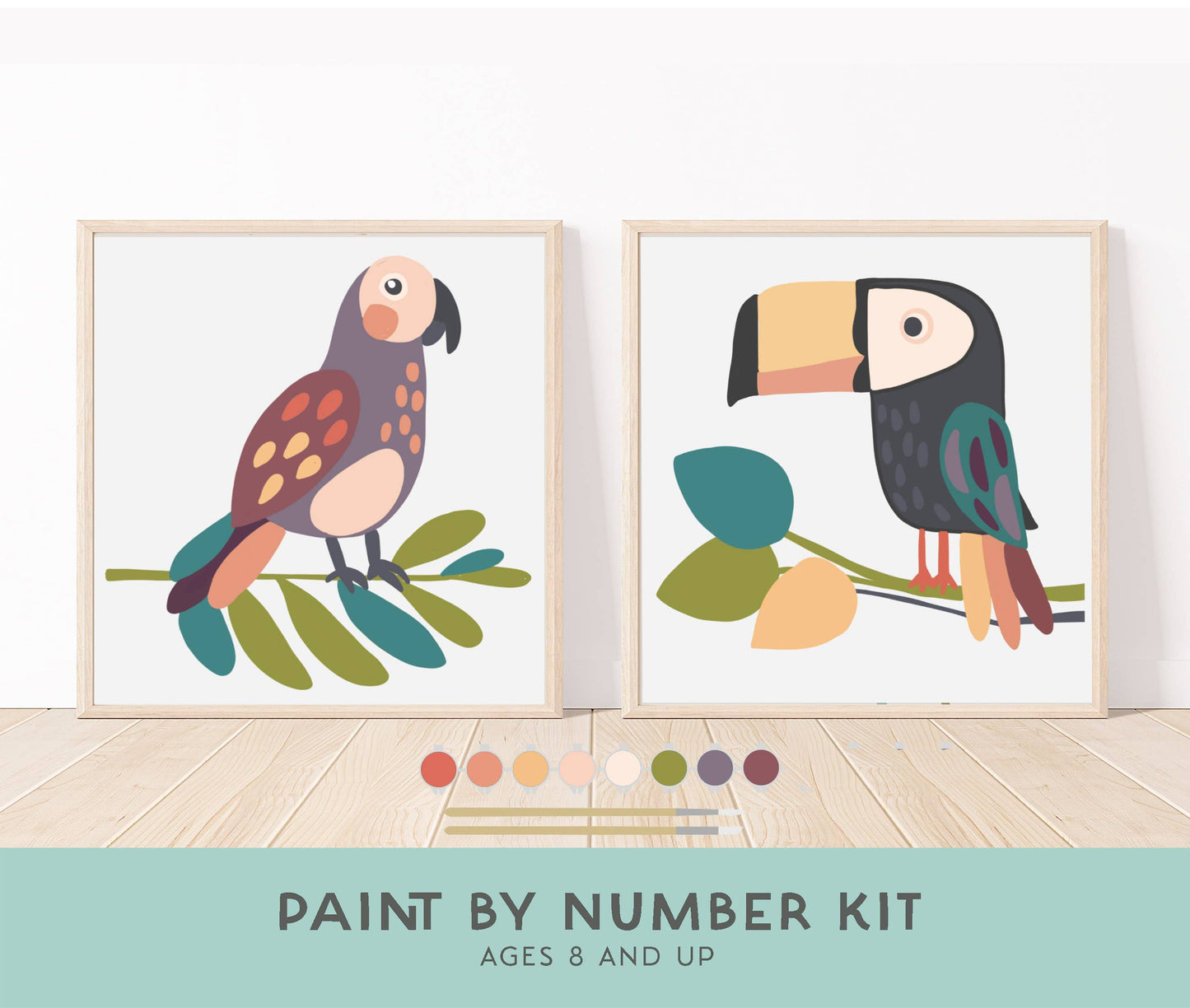 Party-Ready Paint Kits for KIDS + Simple Hosting Tools : Sea Creatures