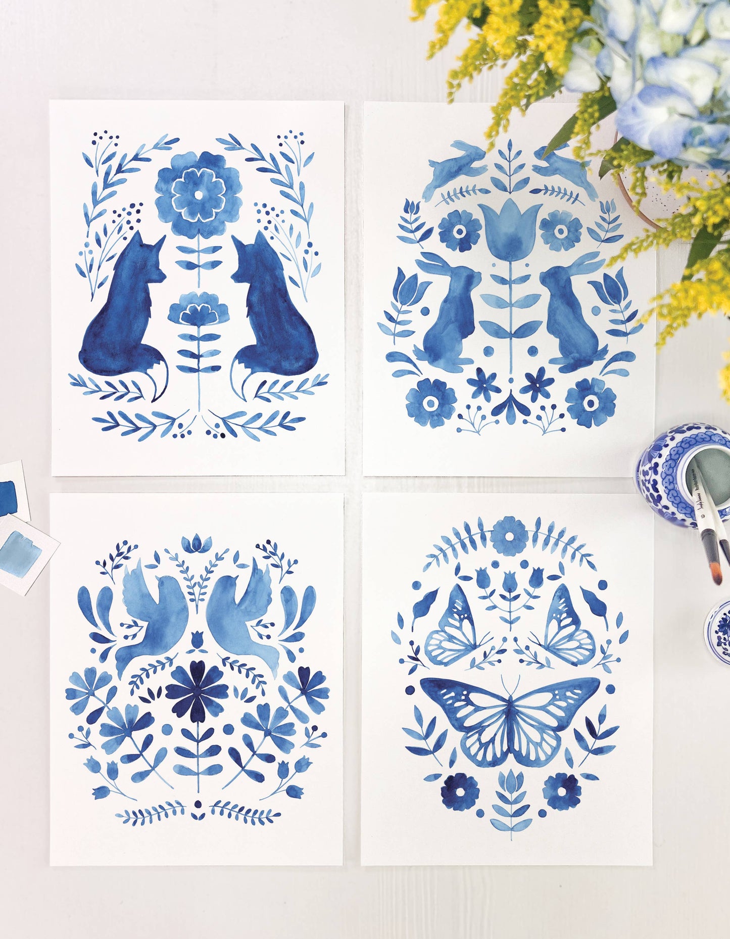 Folk Watercolor Kit