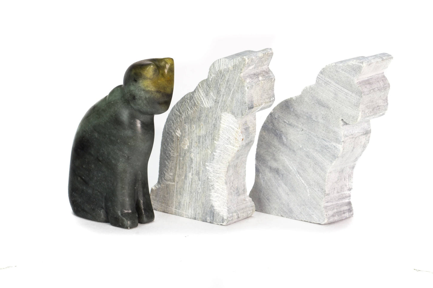 Cat Soapstone Carving and Whittling—DIY Arts and Craft Kit.