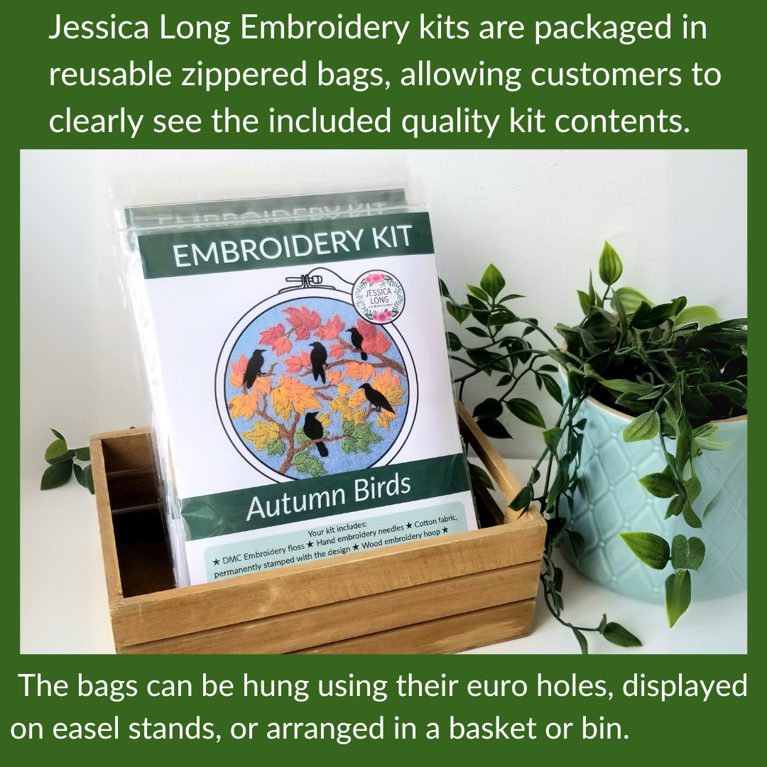 Spiral Sampler Beginner Embroidery Kit: Navy
