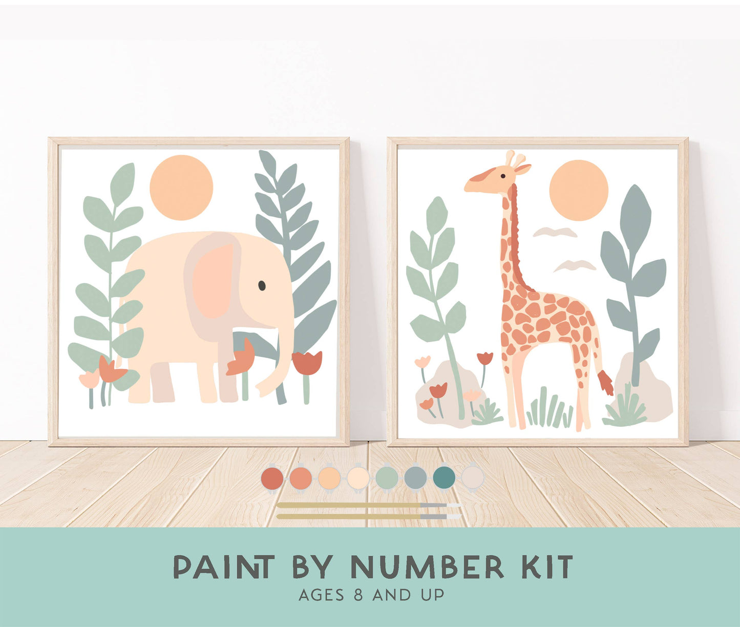 Party-Ready Paint Kits for KIDS + Simple Hosting Tools : Sea Creatures