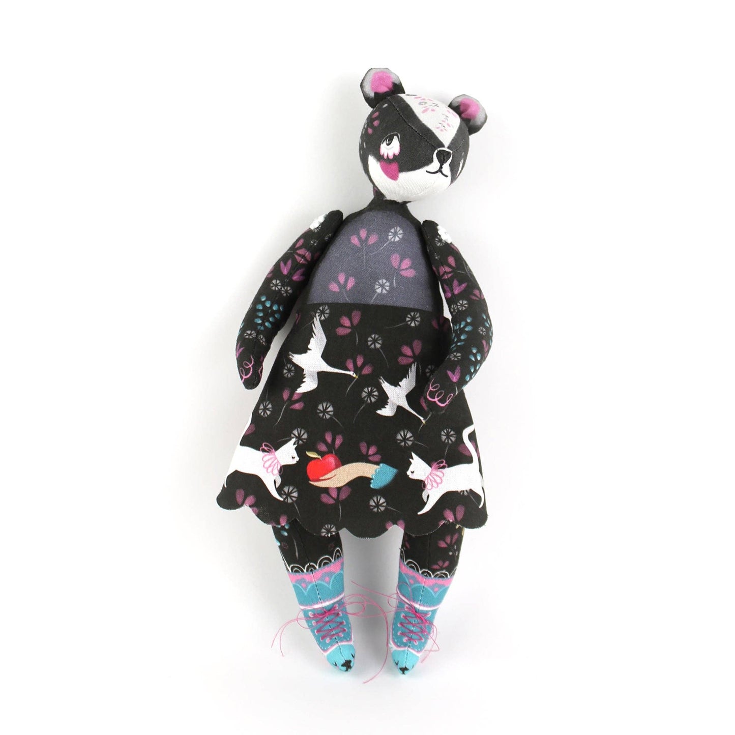 DIY Kit - Bibli the Badger Librarian and the singing Stoat