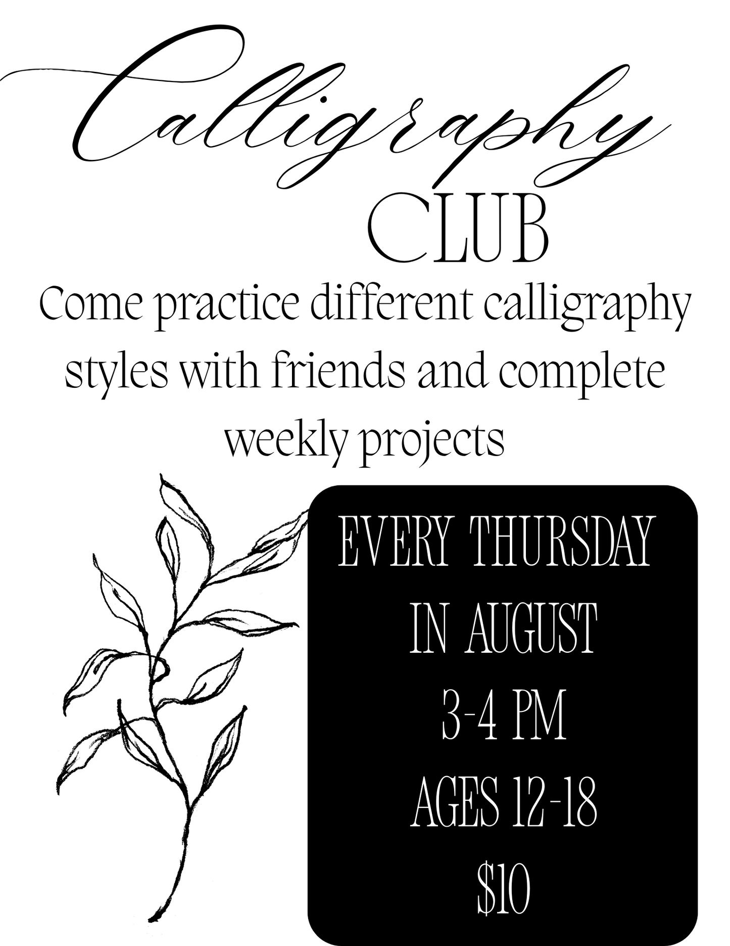 Calligraphy Club