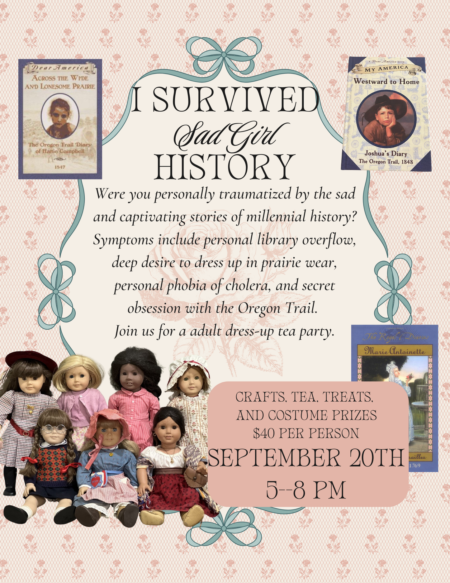 I Survived Sad Girl History Tea Party