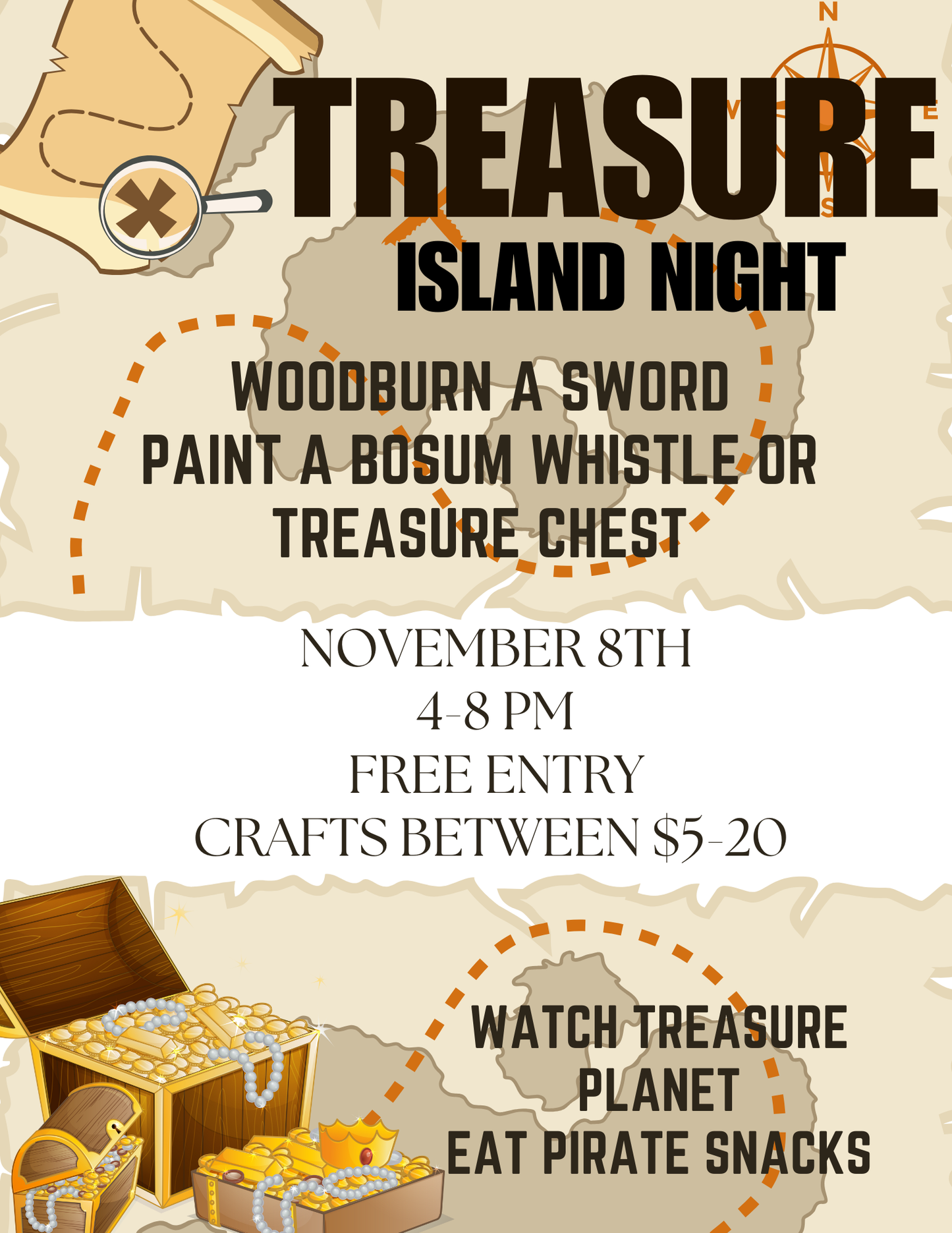 Treasure Island Night!