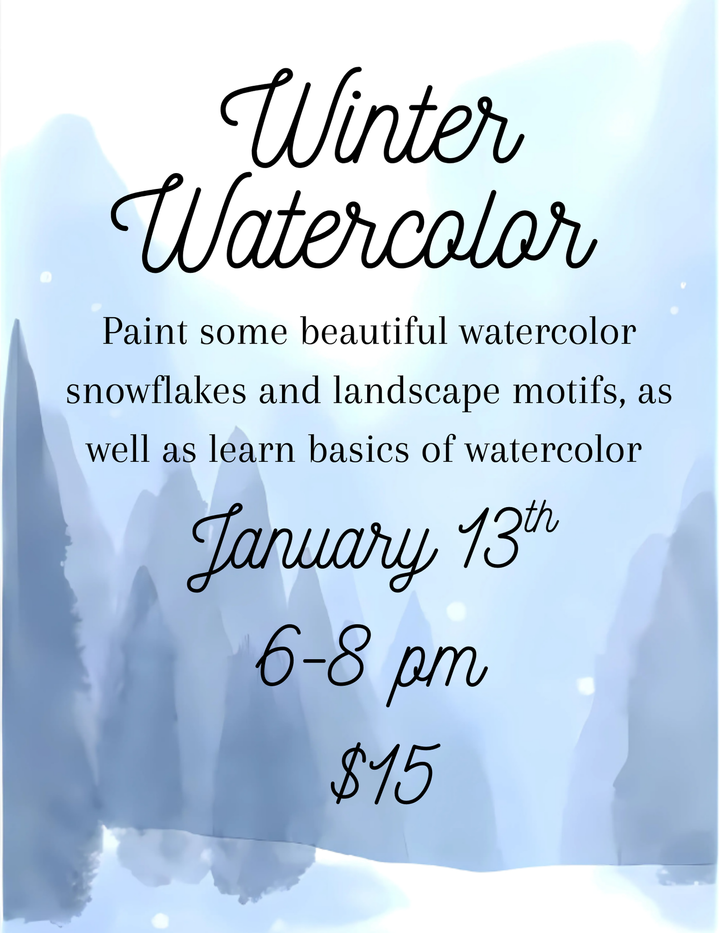 Winter Watercolor