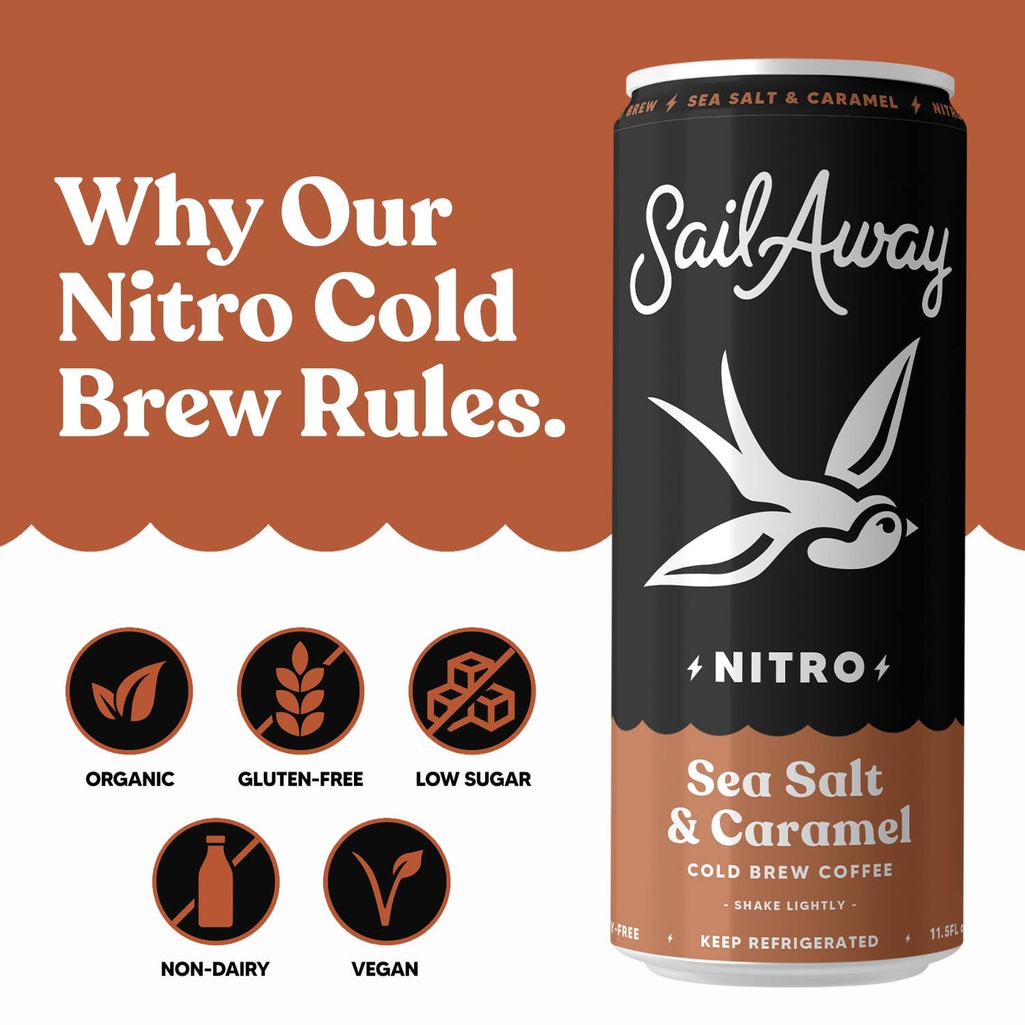 Cold Brew Coffee - Sea Salt & Caramel: 12