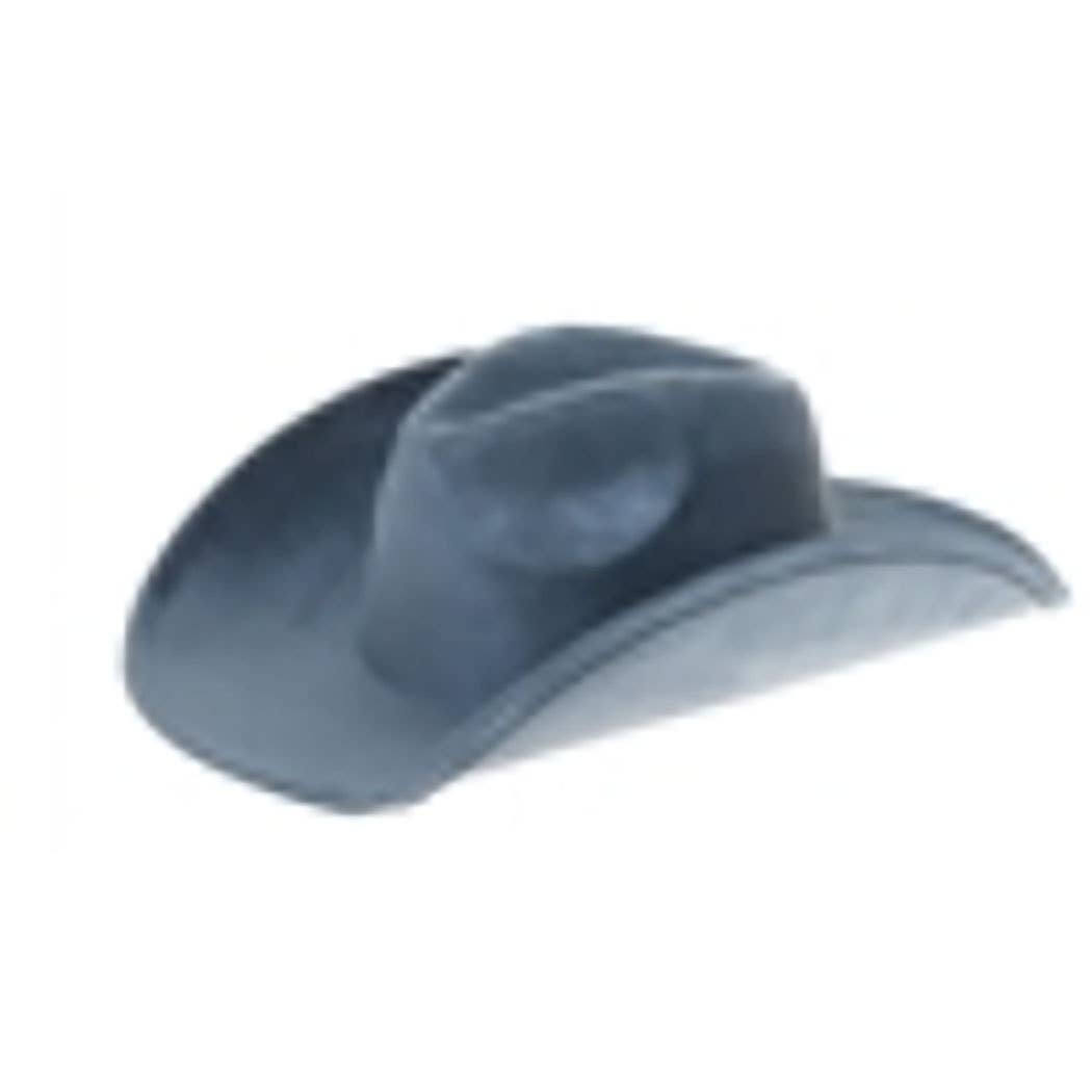 Vegan Suede Classic Cowboy Hat - Adjustable & Durable: Olive