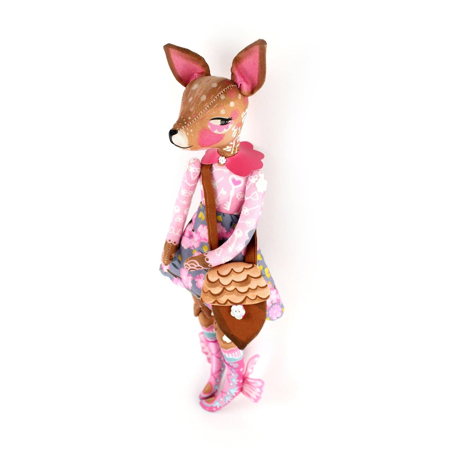 DIY Dolly Kit - Prudence the Deer + 12 page Mini Treehouse