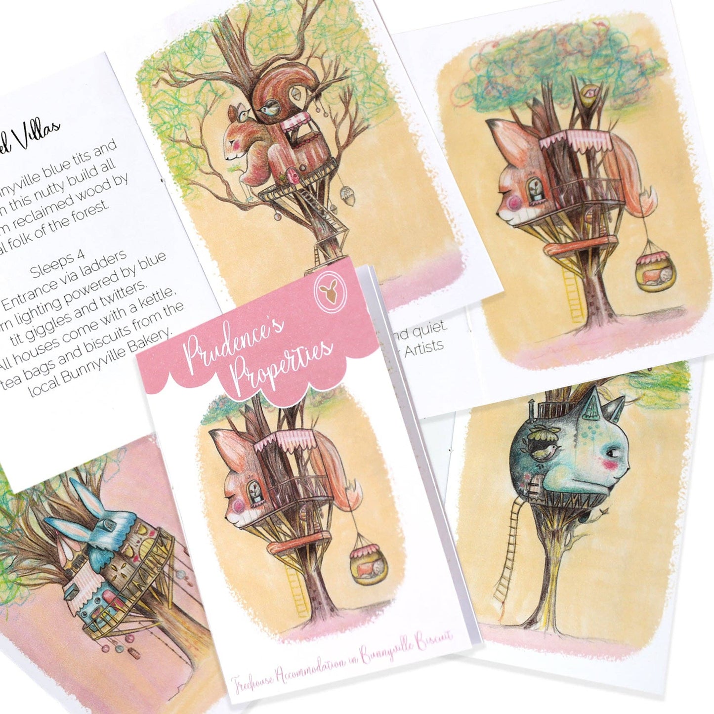 DIY Dolly Kit - Prudence the Deer + 12 page Mini Treehouse