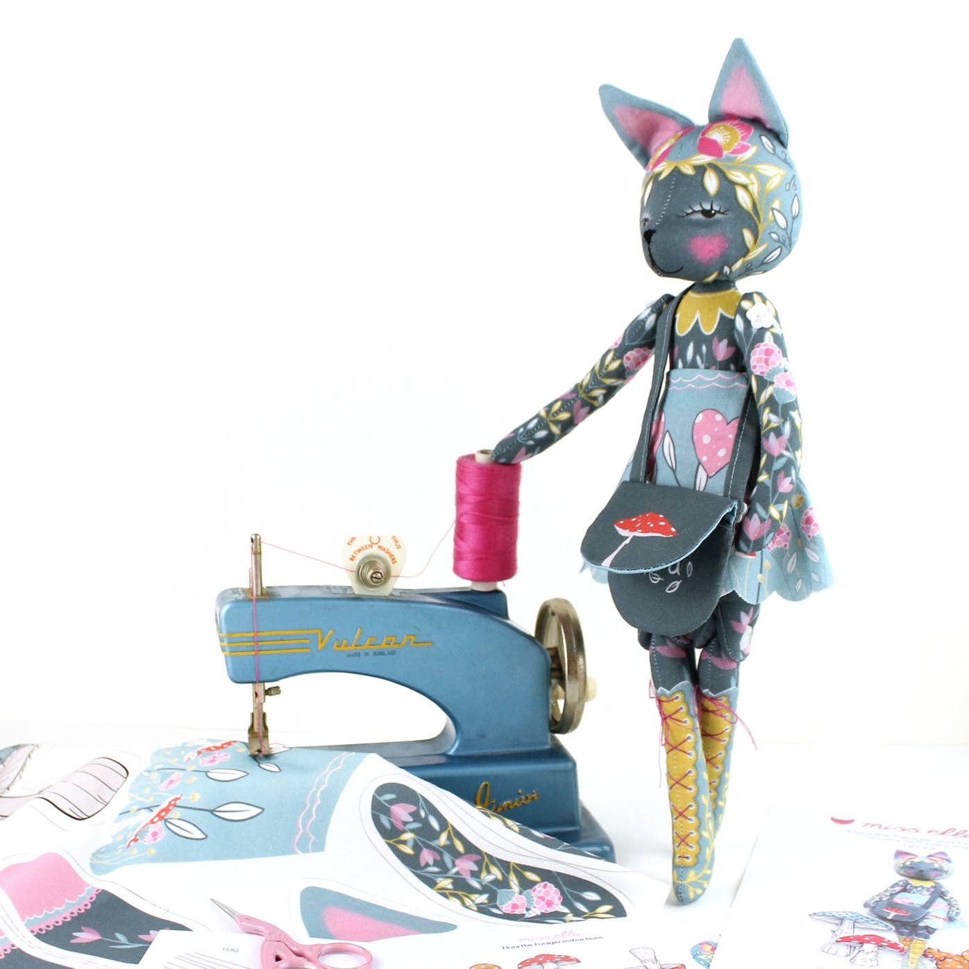 DIY Dolly Kit - Flora the Forager and Mushroom Book