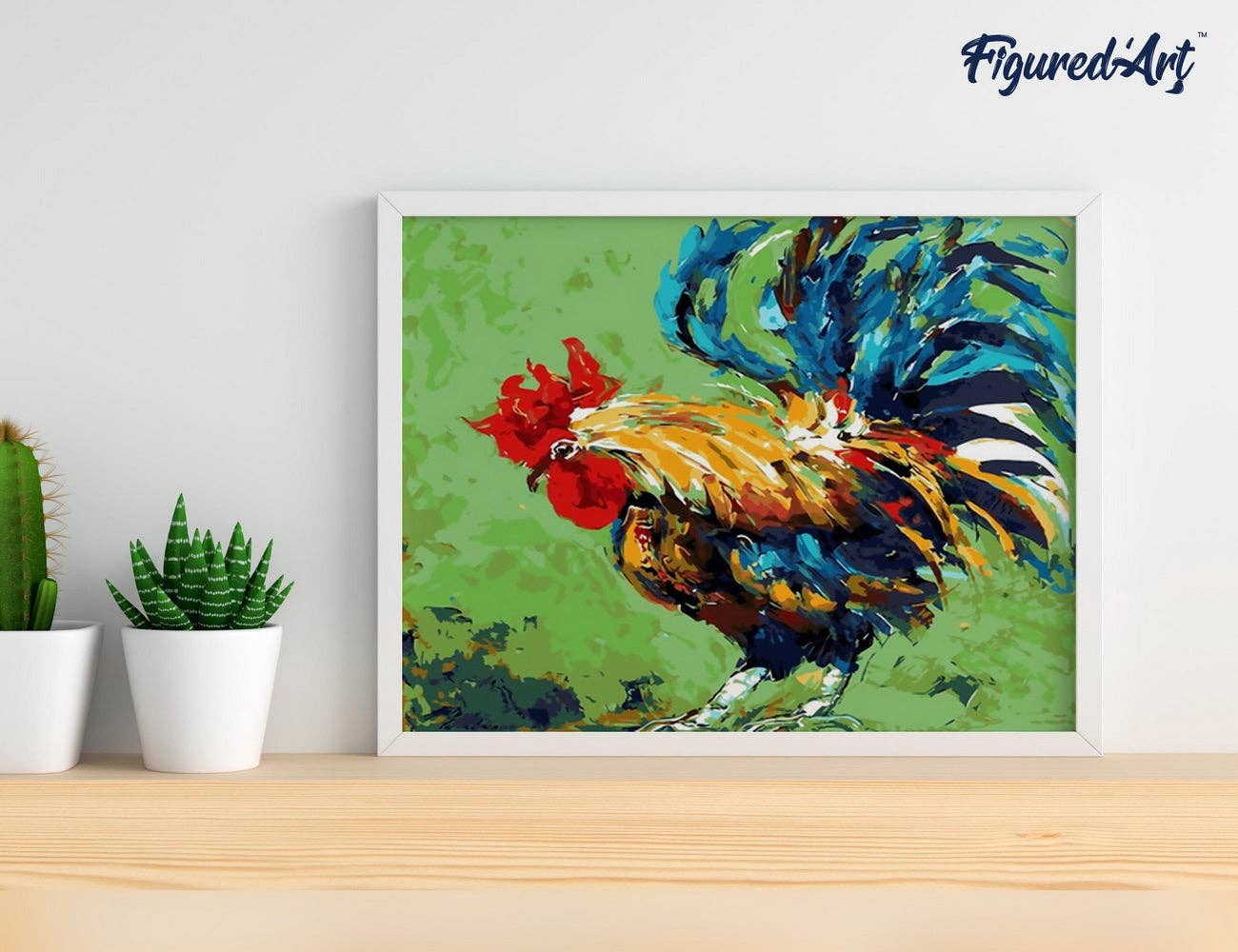 Paint by numbers - Rooster: Without frame / 16"x20"