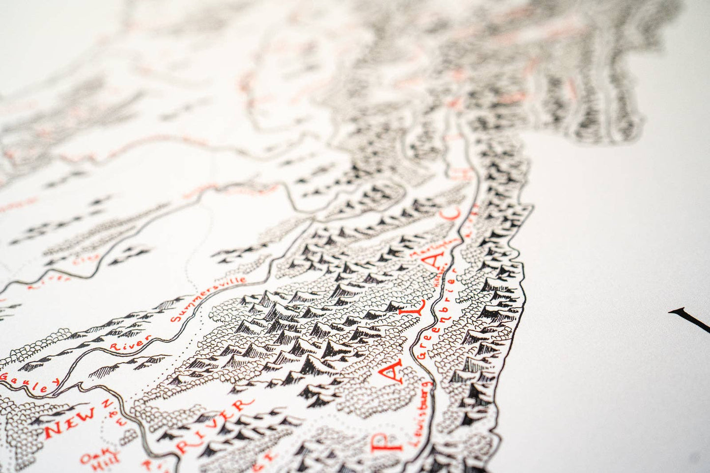 West Virginia Map: Aged-Look / NO (Not Framed) / 12X16