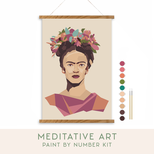 Frida Meditative Art Paint by Number Kit: Paint by Number Kit