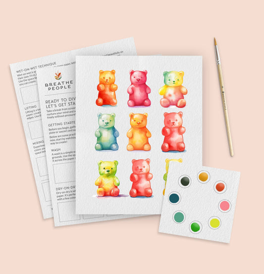 Kids' All-In-One Watercolor Kit – Happy Gummies
