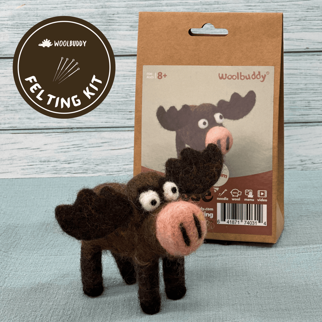 DIY Needle Felting Kit - Moose