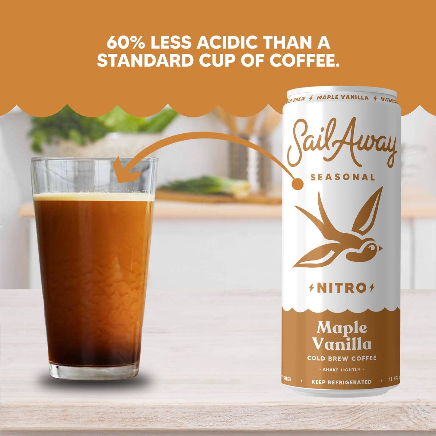 Cold Brew Coffee - Maple Vanilla *Fall Seasonal*: 12