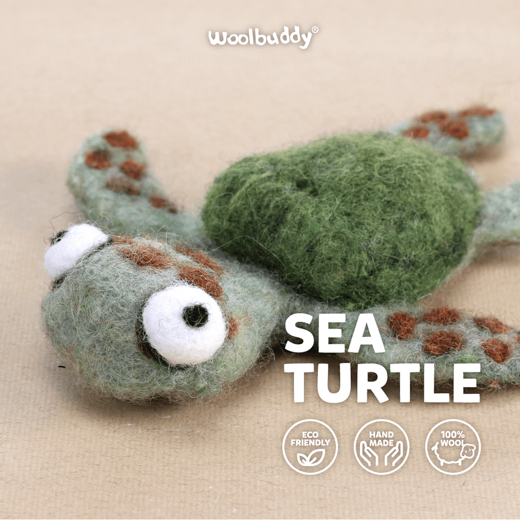 DIY Needle Felting Kit - Sea Turtle