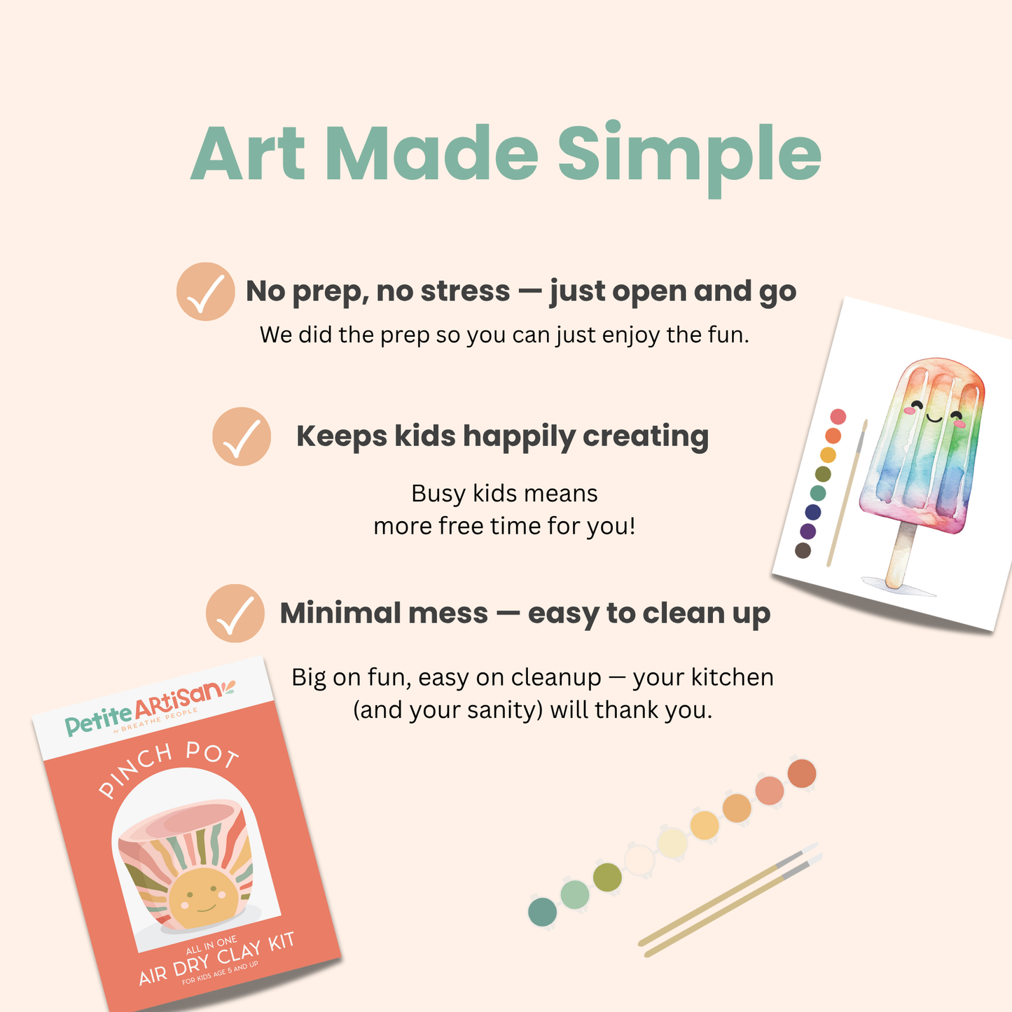 Kids' All-In-One Watercolor Kit – Happy Gummies