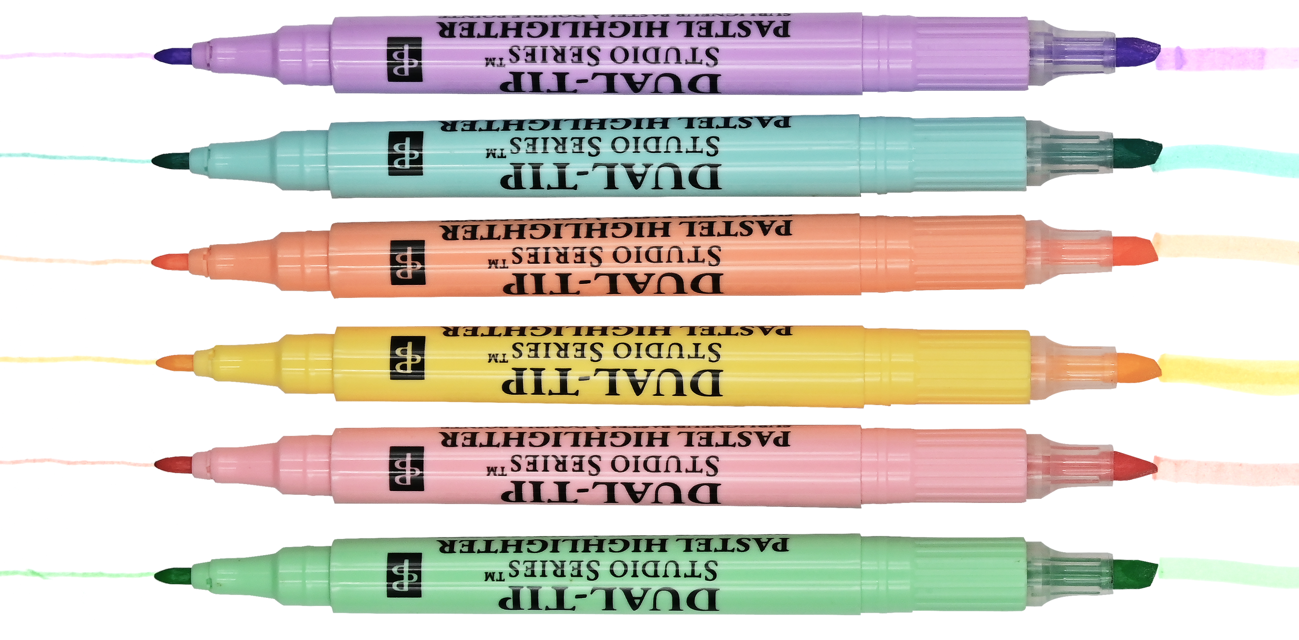 Studio Series Dual-Tip Pastel Highlighters (Set of 6)