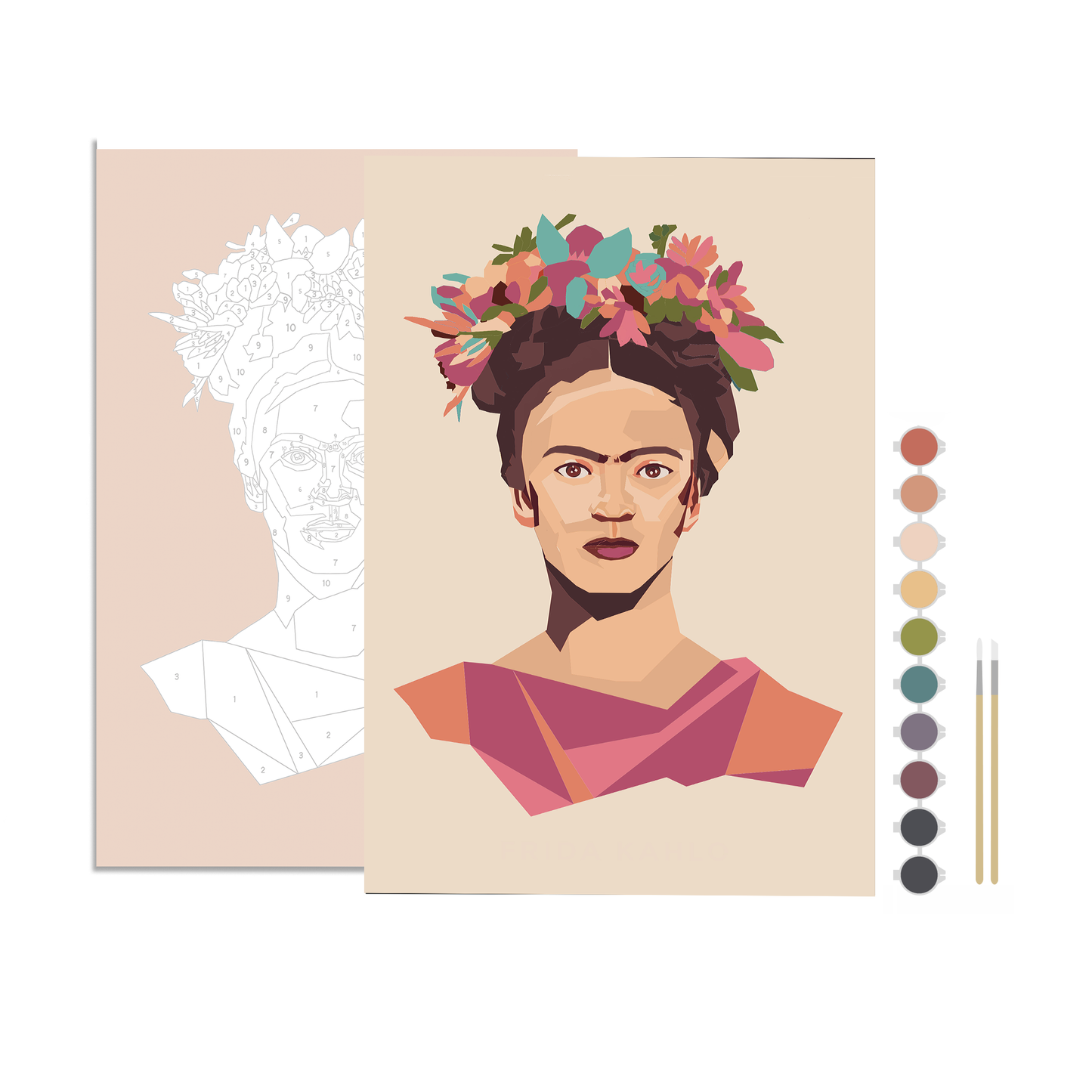 Frida Meditative Art Paint by Number Kit: Paint by Number Kit