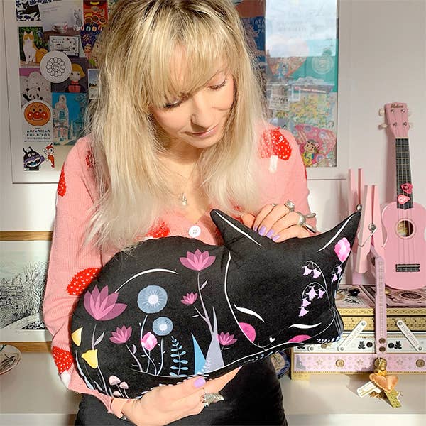 DIY Black Cat Cushion KIT