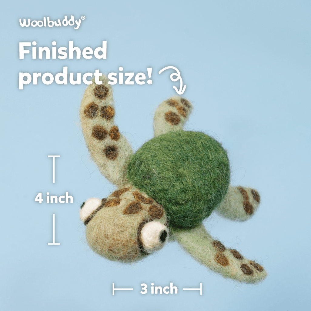 DIY Needle Felting Kit - Sea Turtle