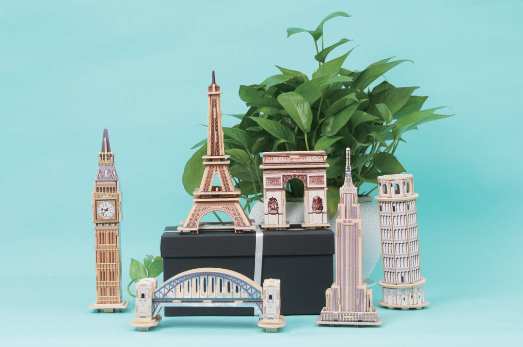 3D Wooden Puzzle: Empire State Building