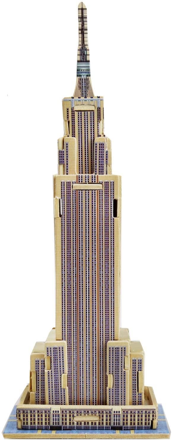 3D Wooden Puzzle: Empire State Building