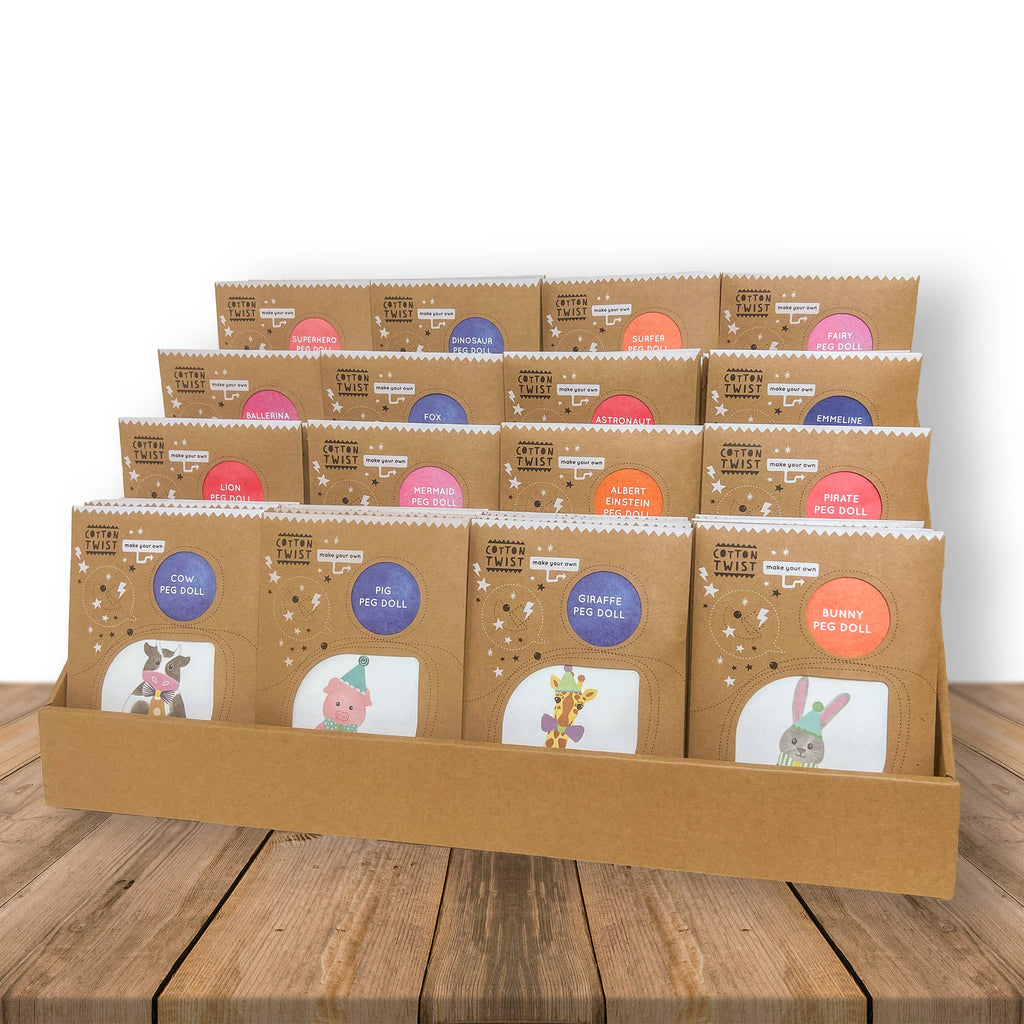 Make Your Own Bunny Peg Doll Kit