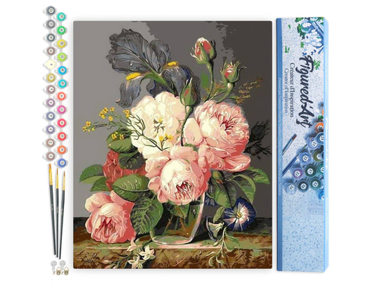 Paint by numbers - Bouquet of Wild Flowers: Without frame / 16"x20"
