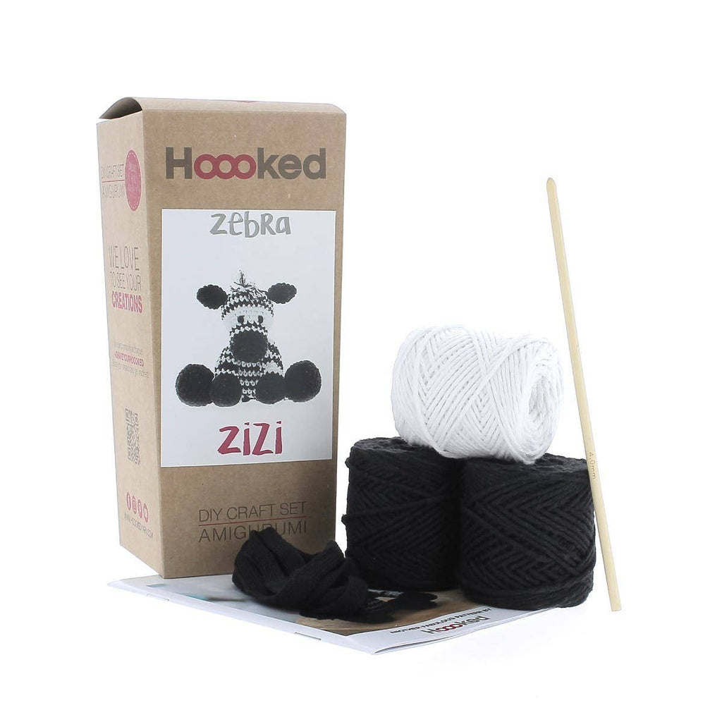 DIY Crochet Kit Zebra Zizi Eco Barbante