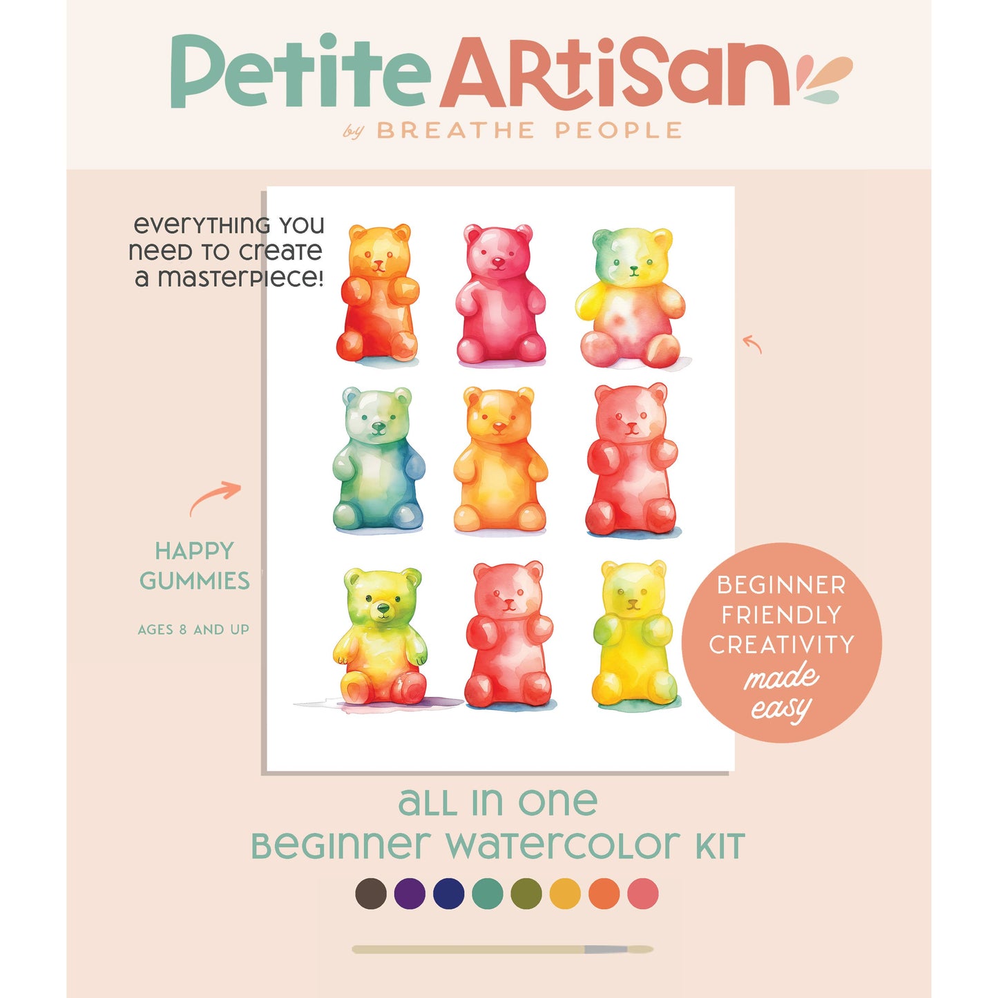 Kids' All-In-One Watercolor Kit – Happy Gummies