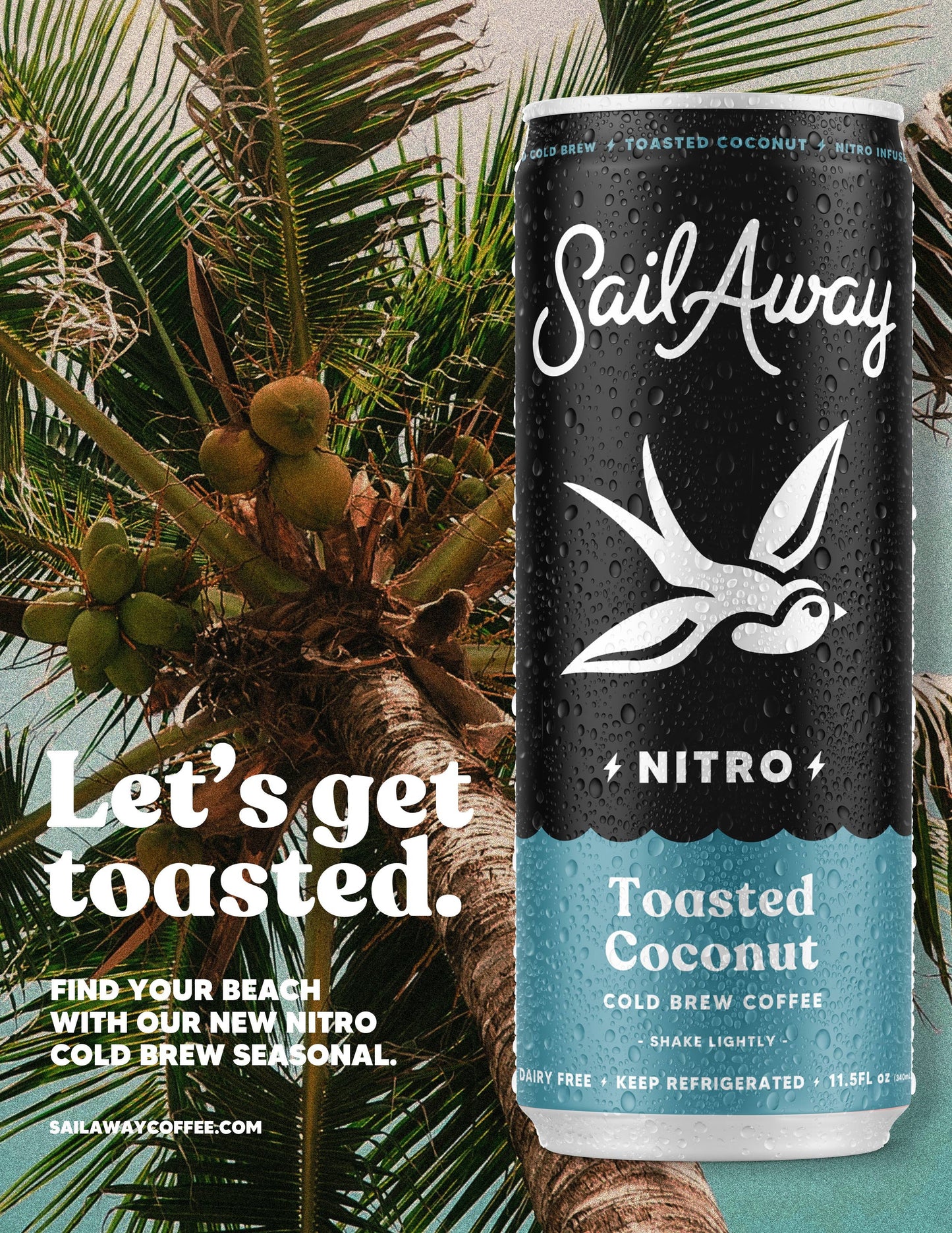 Cold Brew Coffee- Toasted Coconut: 12
