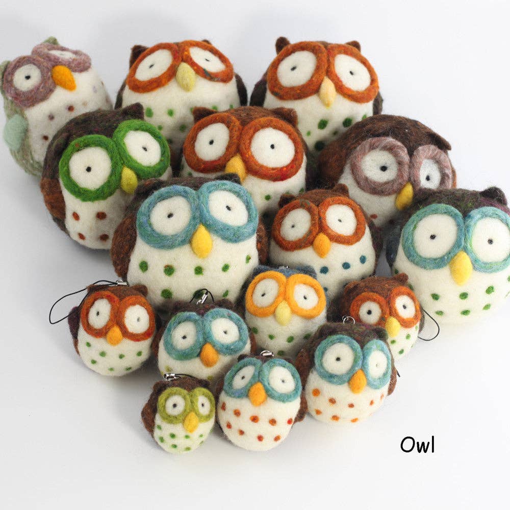 Needle Felting Owl Kit