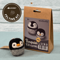Needle Felting Kit – DIY penguin craft kit for beginners