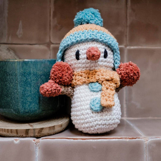 DIY Crochet Kit Winter Snowman Jingle