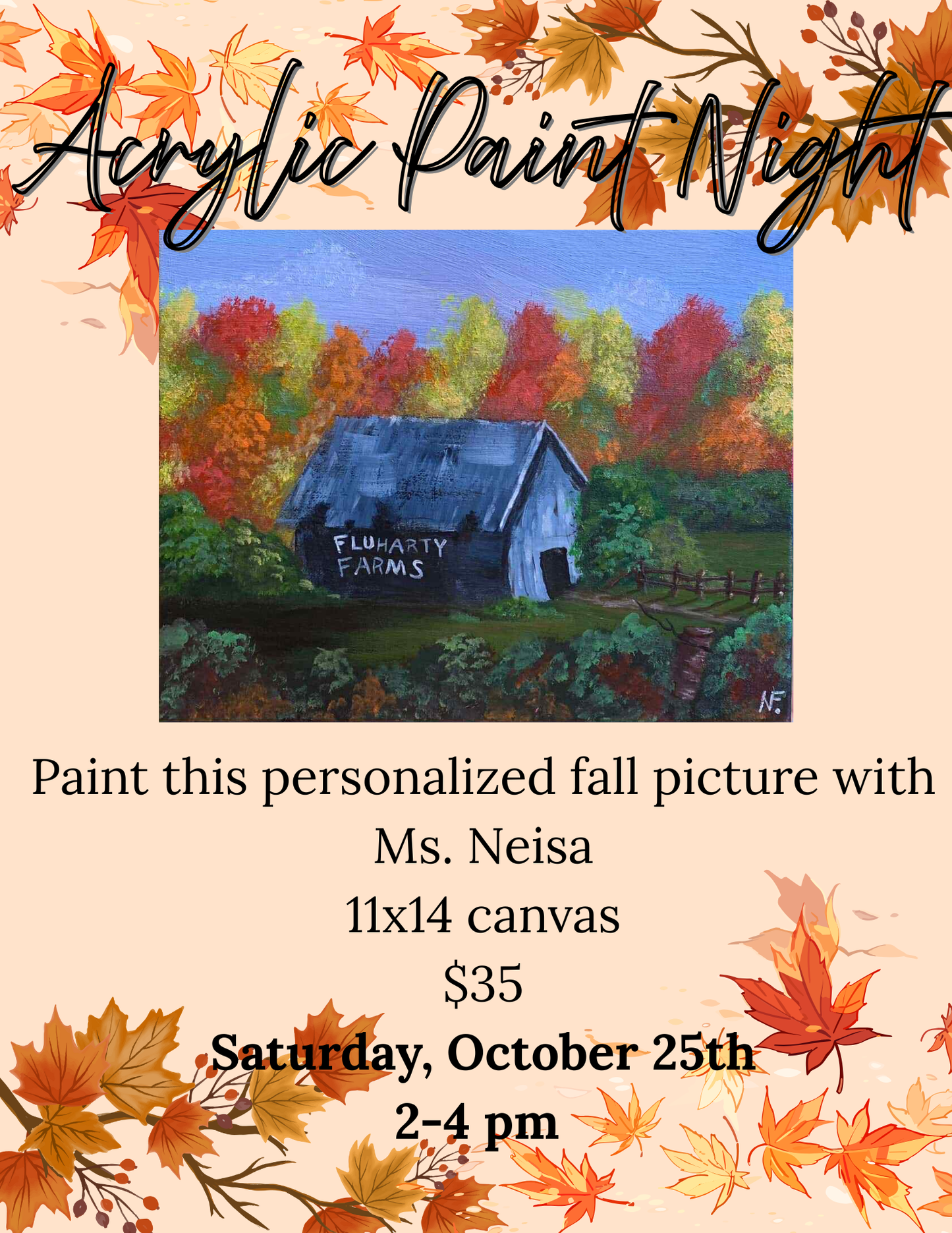 Acrylic Paint Night
