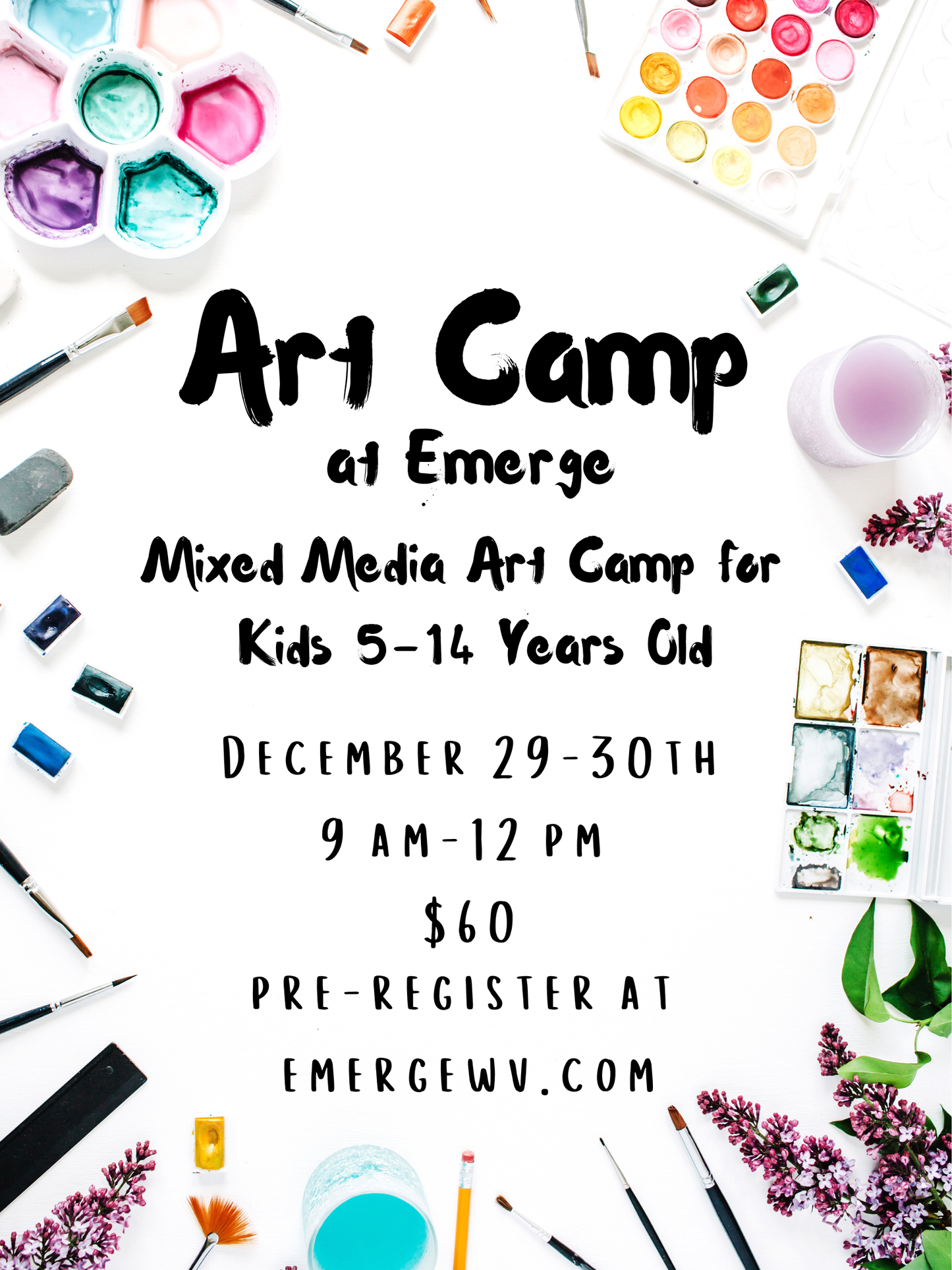 After Christmas Art Camp