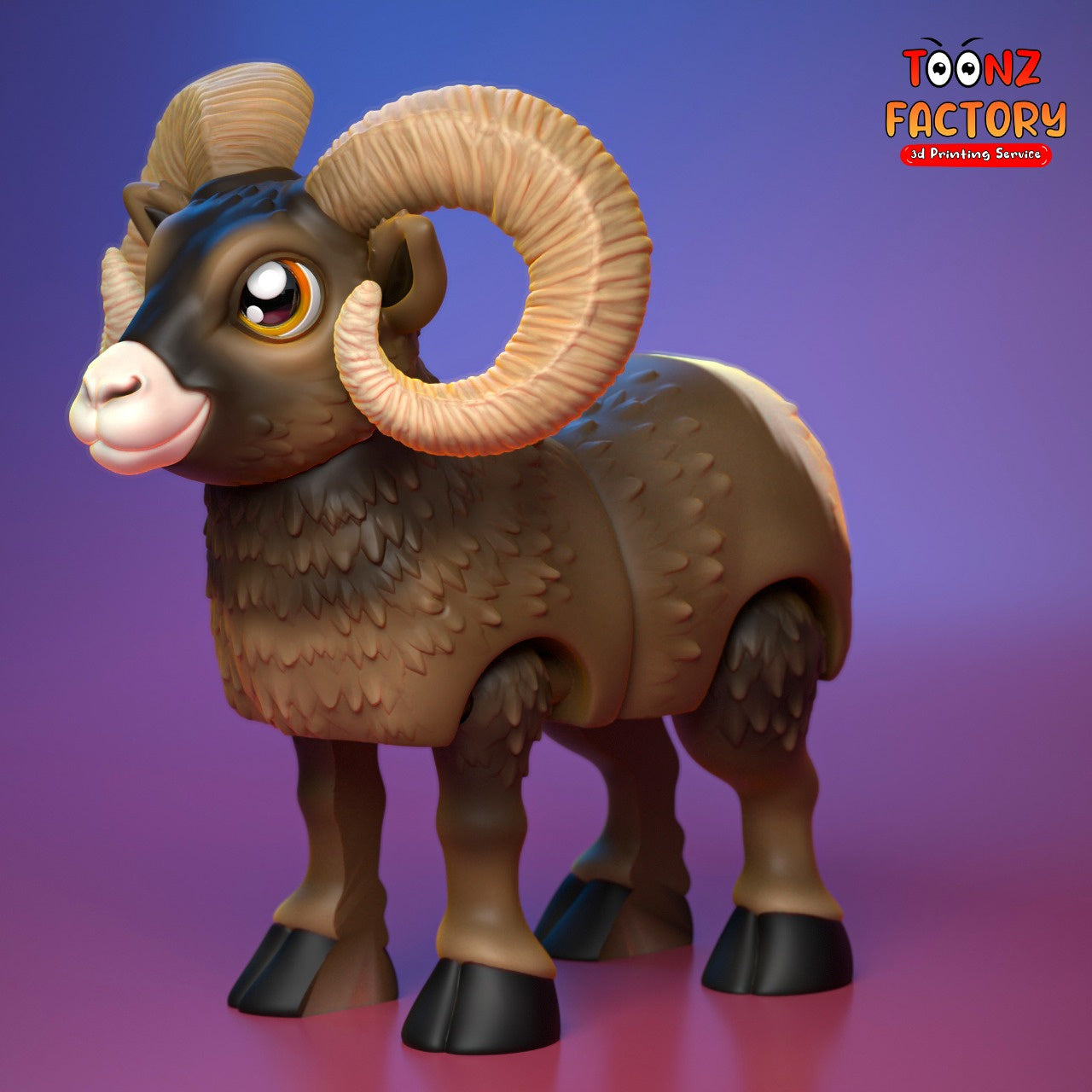 Paintable Big Horn Sheep