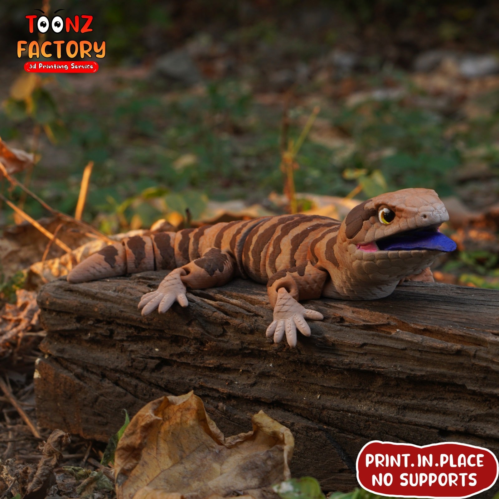 Paintable Blue Skink