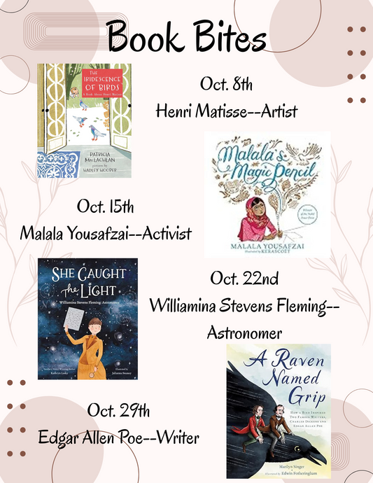 Book Bites in October