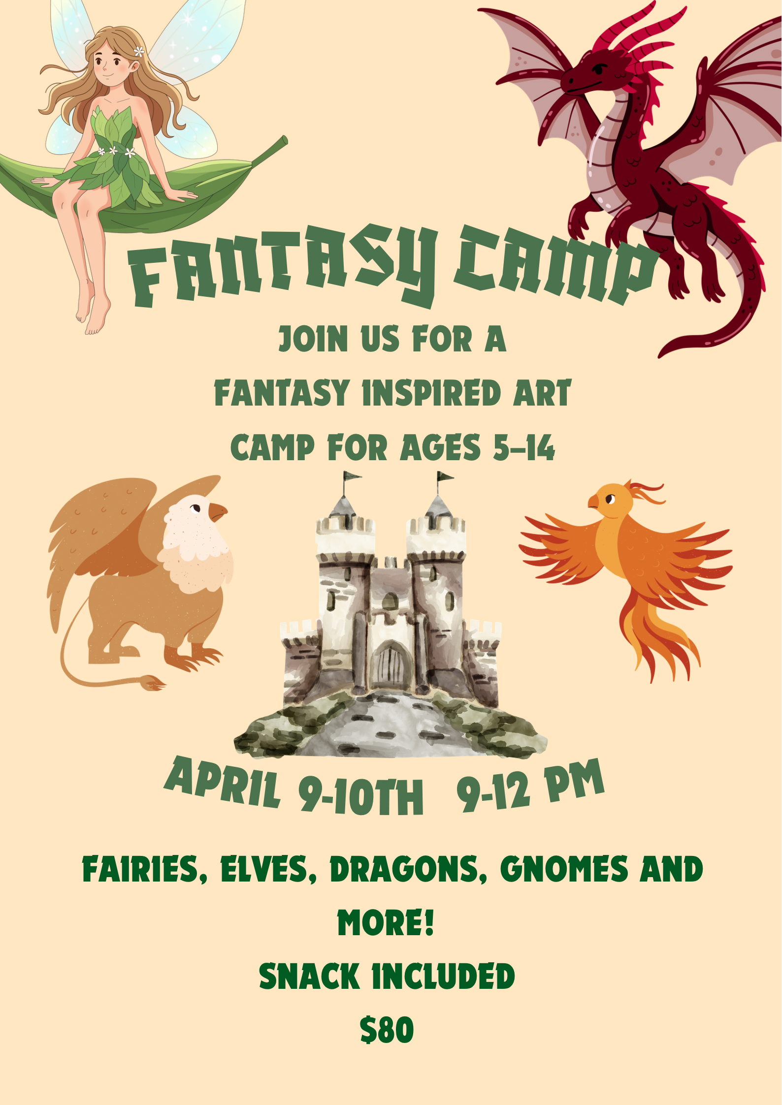 Spring Break Fantasy Art Camp