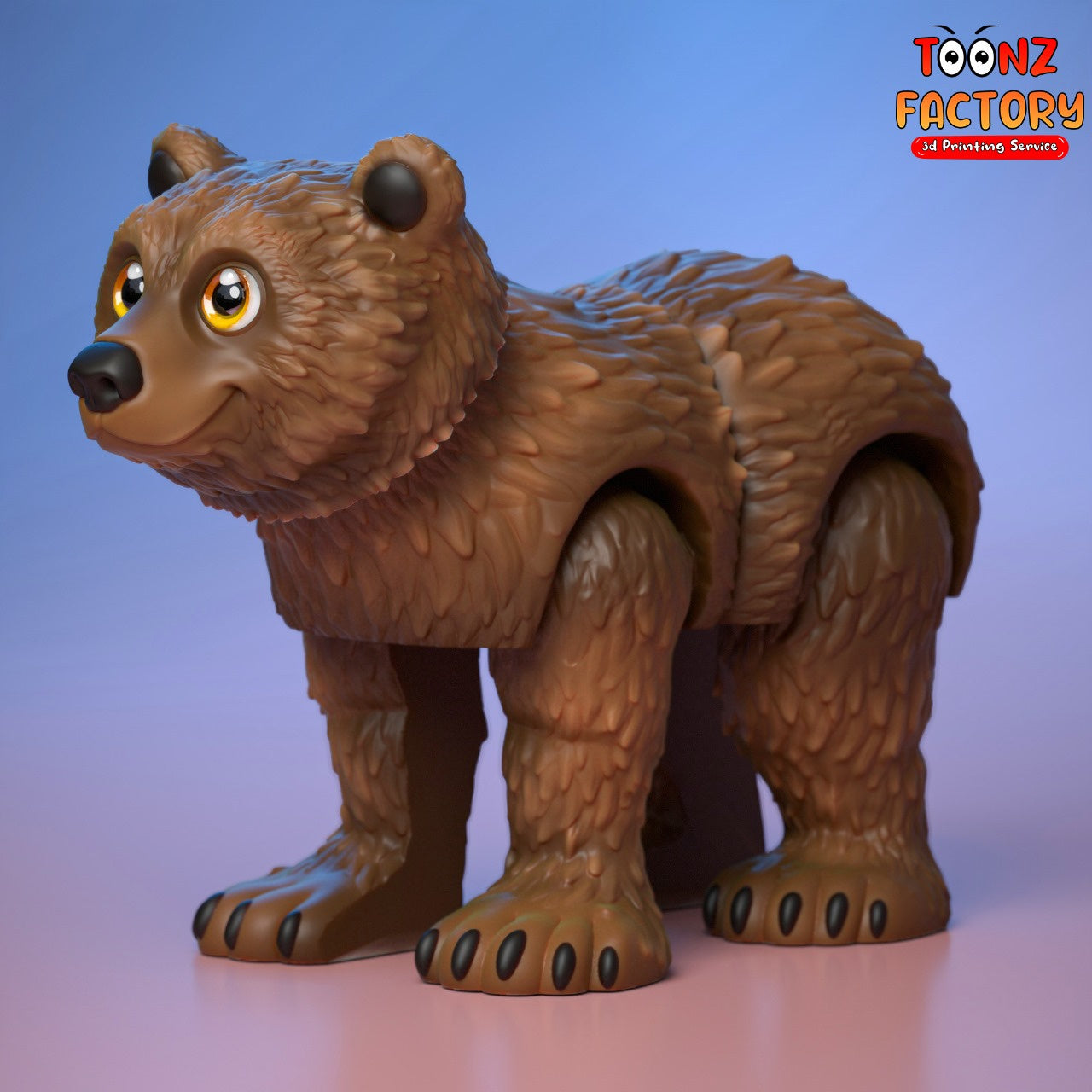 Paintable Grizzly Bear